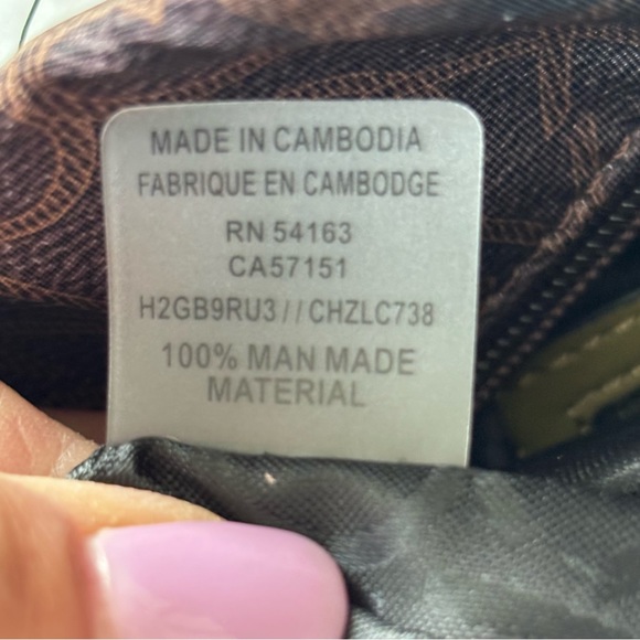 CALVIN KLEIN Nylon & Faux Leather Logo Structured Tote Bag - Picture 15 of 16